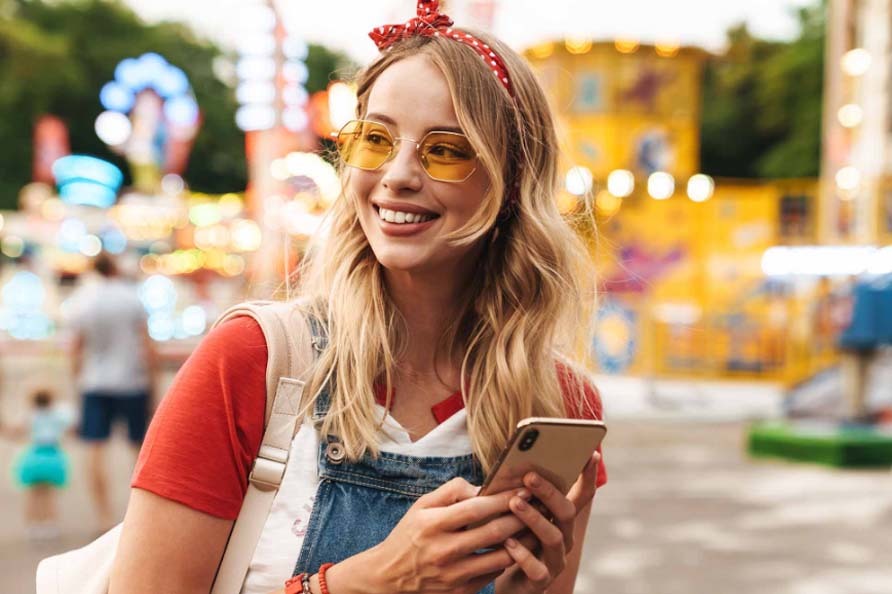 Girl on phone