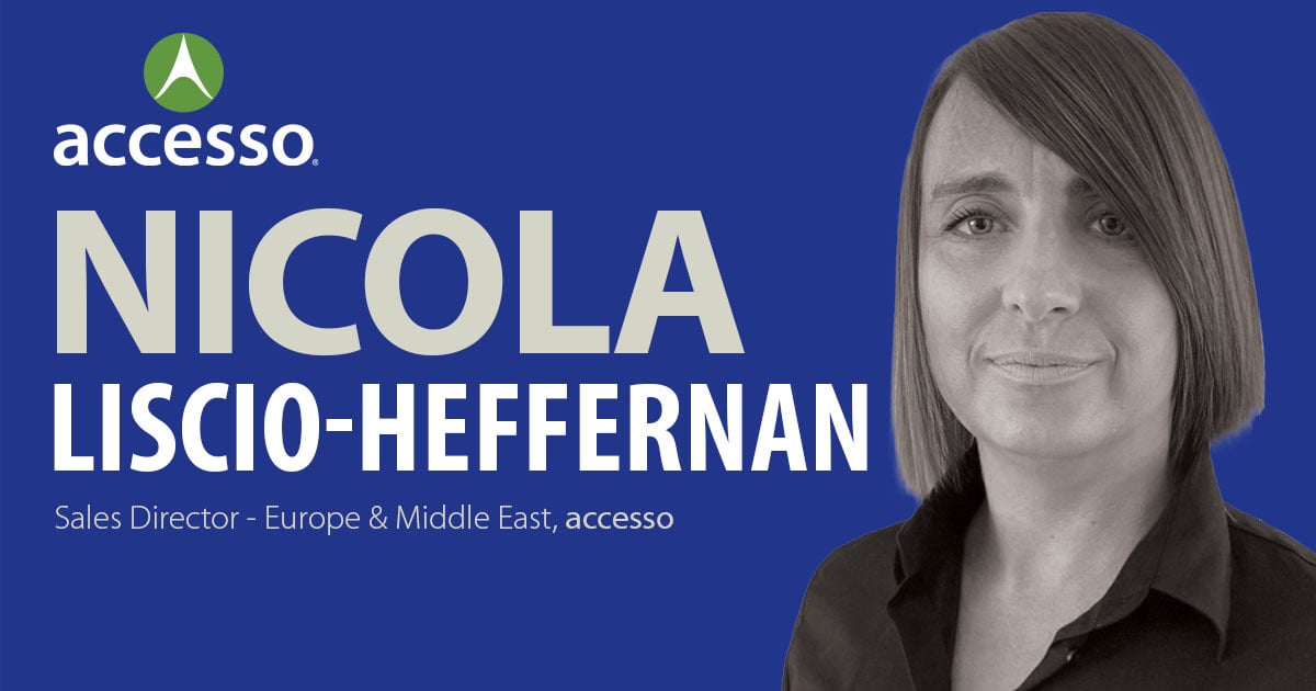 Nicola Liscio-Heffernan - accesso EMEA Sales Director