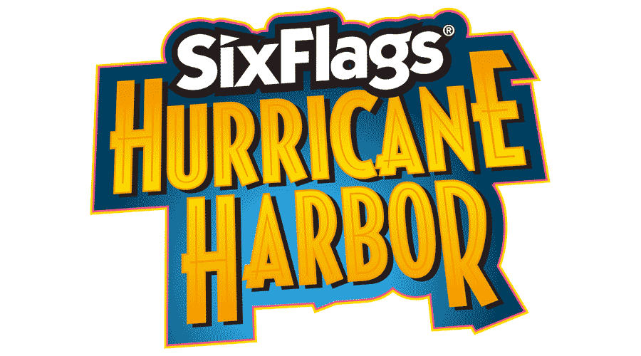 Six flags hurricane harbor vector logo