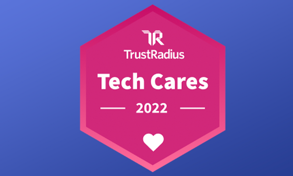 Trust Radius Tech Cares Award - 2022