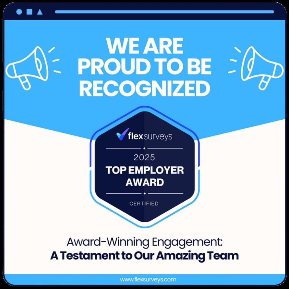 We’re excited to share that we’ve been recognized with the 2025 Top Employer Award from Flex Surveys! 🎉

We’ve always been incredibly proud of the high engagement we see on our annual employee surveys, not just as a number, but as a sign of something deeper...trust. 

Our team knows their voices matter here, and that honest feedback leads to real action. This award is a reflection of that shared commitment to listening, growing, and building something better together.

Huge thanks to every member of our team for making this possible. You’re the reason we are who we are 💙

#TopEmployer2025 #TopEngagement2025 #EmployeeEngagement #accessolife